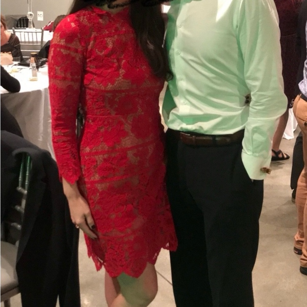 Gorgeous Red Lace Dress
